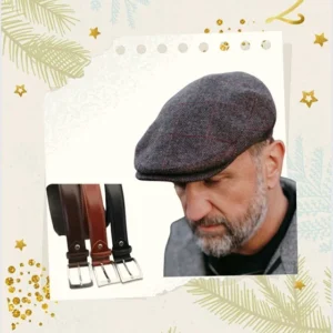 Jólagjöf fyrir hann - sixpensari og leðurbelti